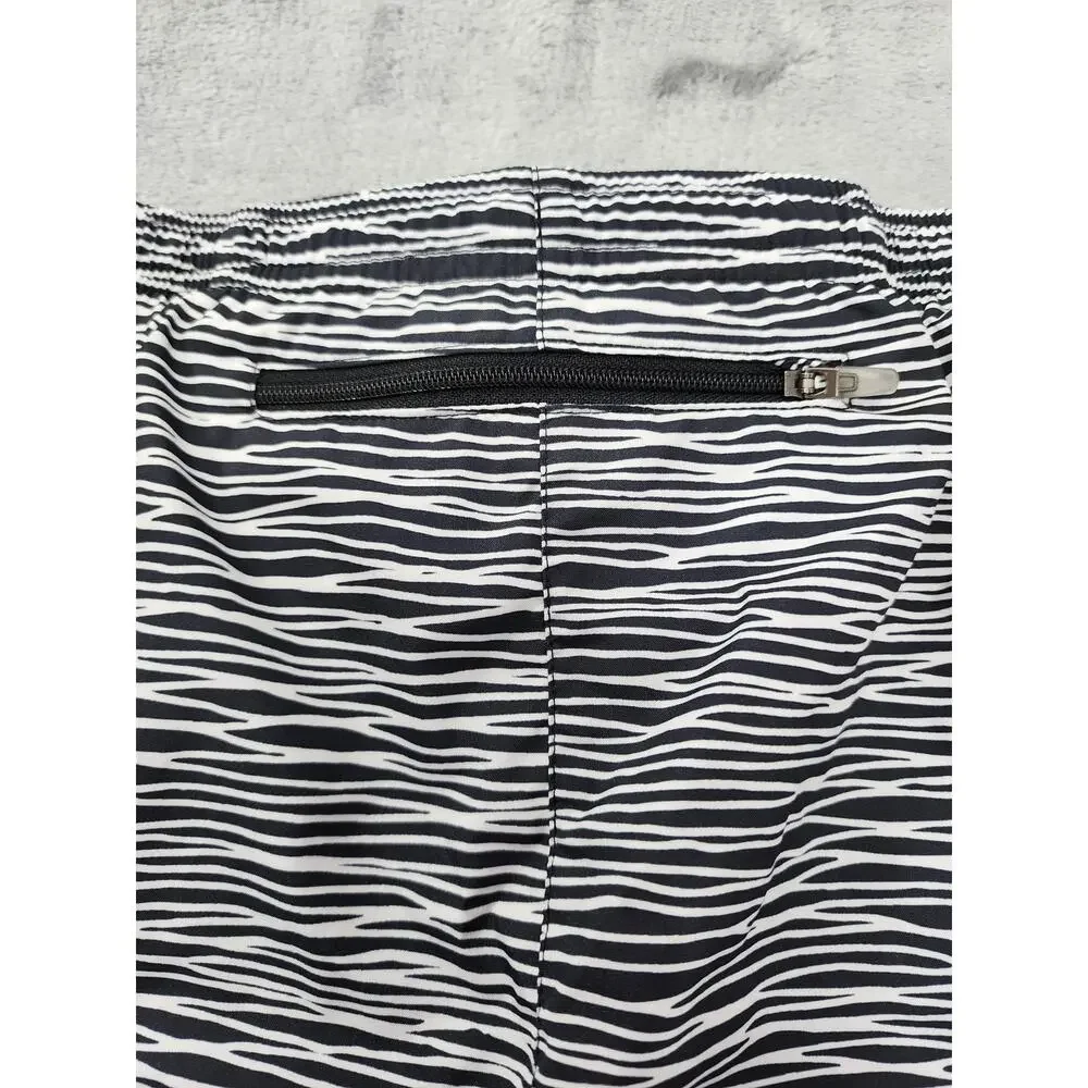 Nike Dri-FIT Equilibrium‎ Modern Tempo Running Shorts Size S Black White Lined